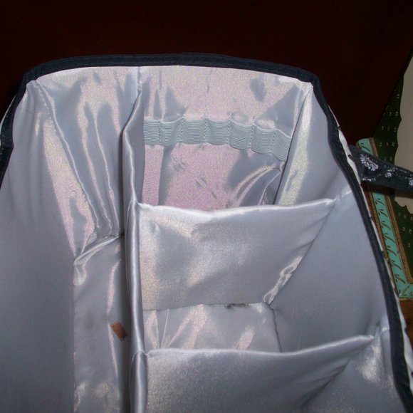 Joann Fabrics Organizer Craft Make-up Caddy Tote Storage Handles & Pockets Reuse - Picture 6 of 9